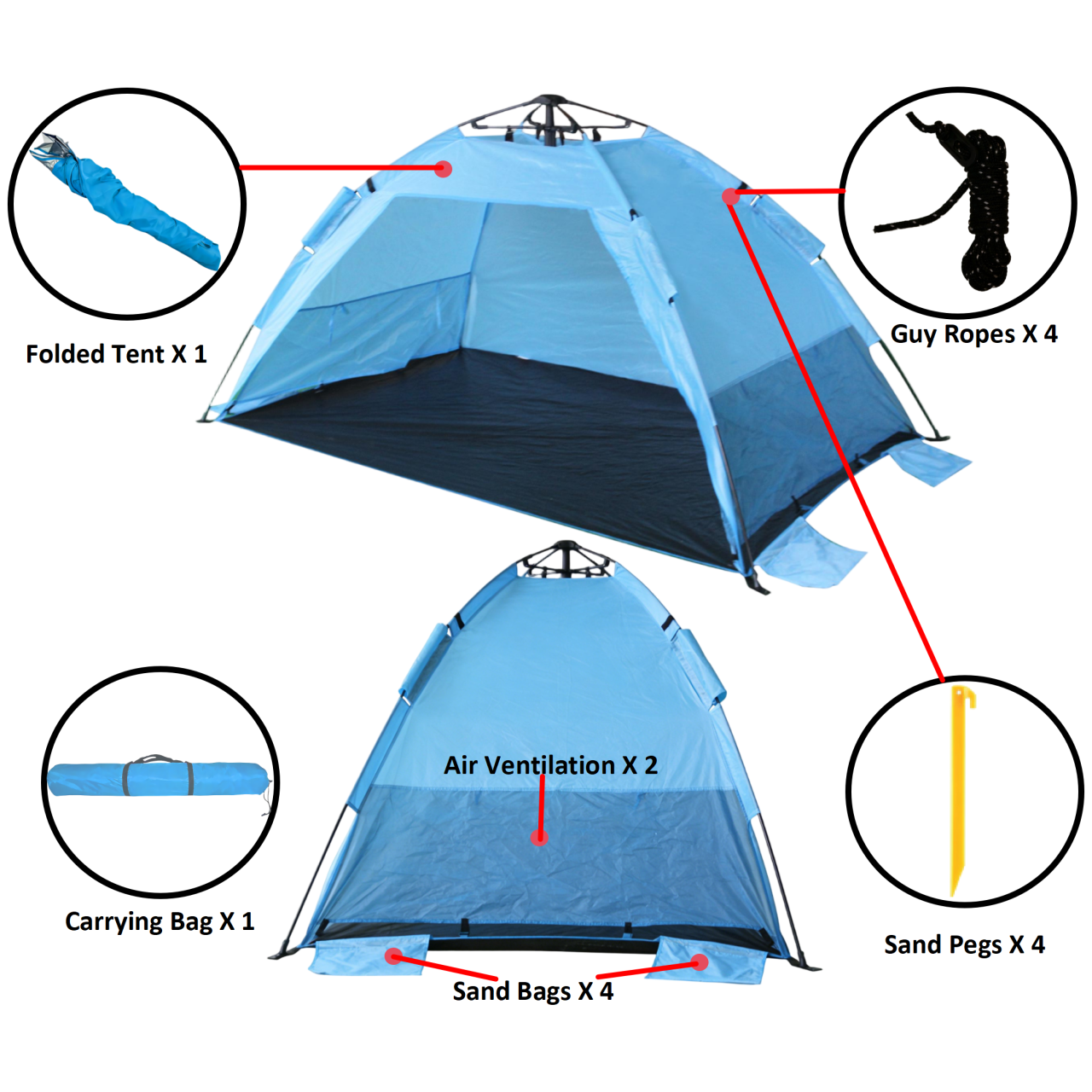 Automatic Beach Tent