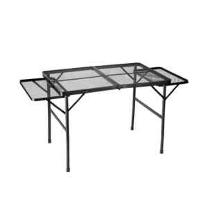TBA016 Folding Table with 2 Wing Panels, 4.5x2 FT Foldable Table for Portable Grill