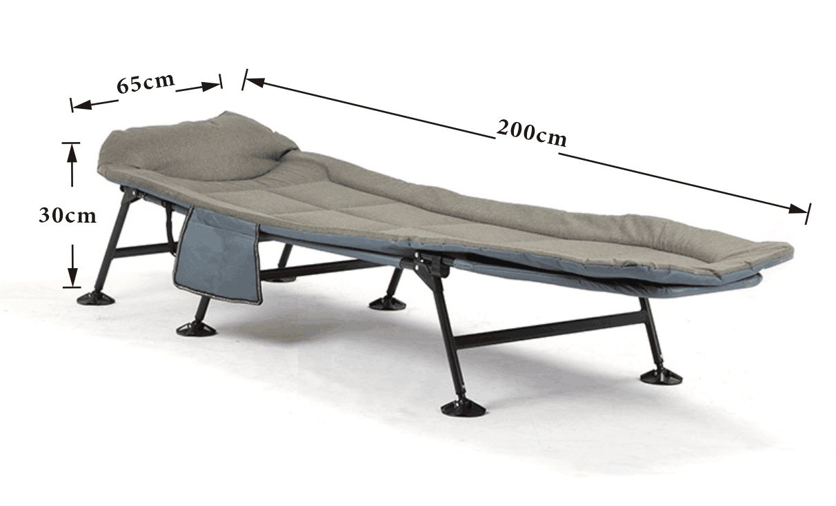 BDA001 Adjustable Folding Camping Cot with Mattress - Image 3
