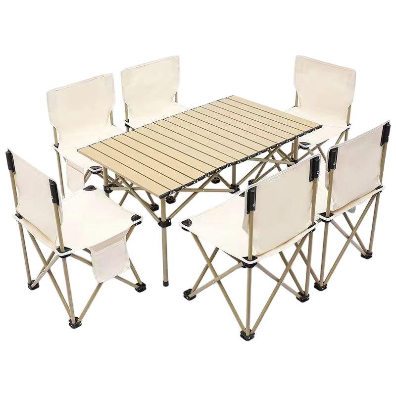 TC008 Camping Table with 6 Chairs