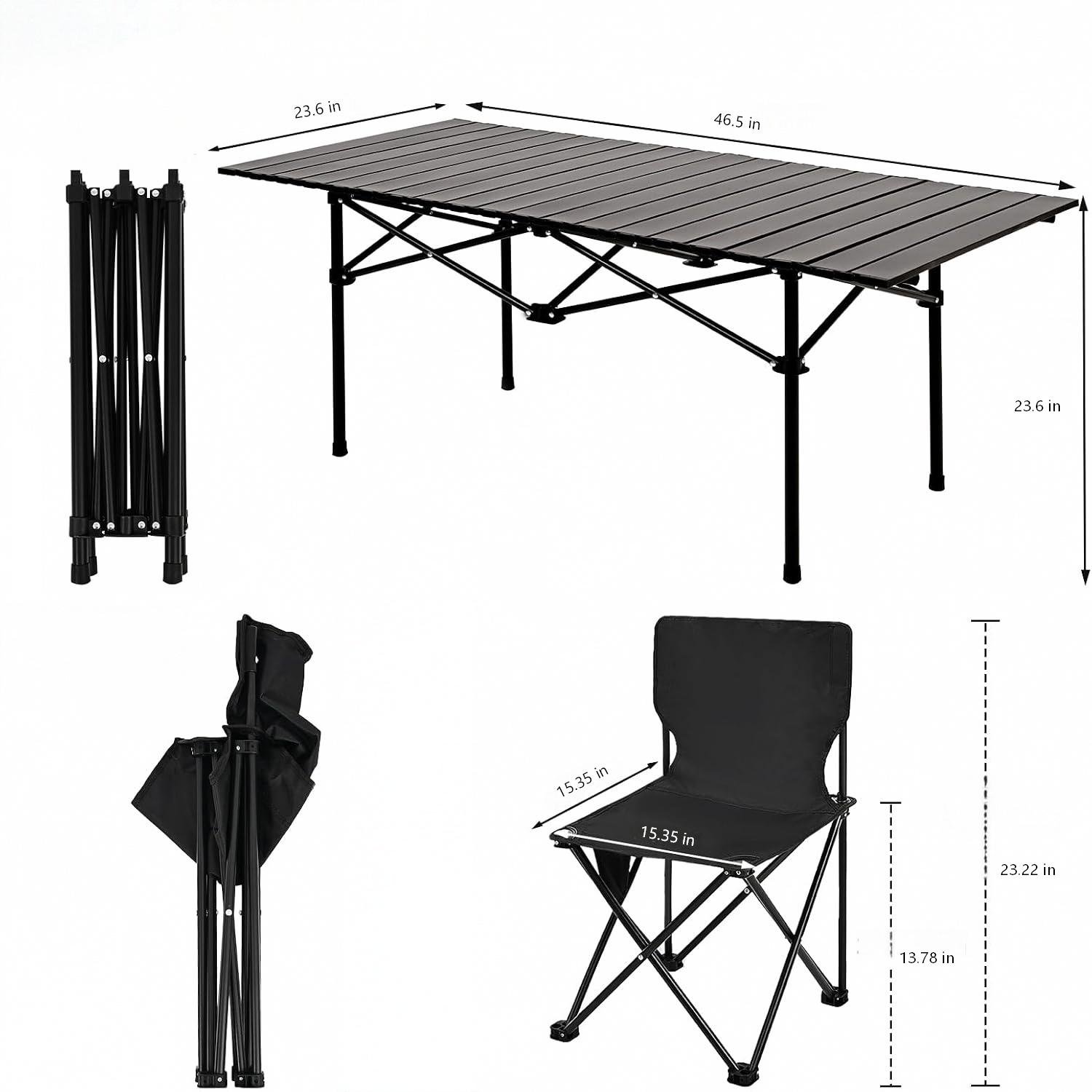 TC008 Camping Table with 6 Chairs - Image 6