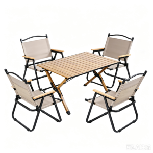 TC010 Camping Table with 4 Chairs