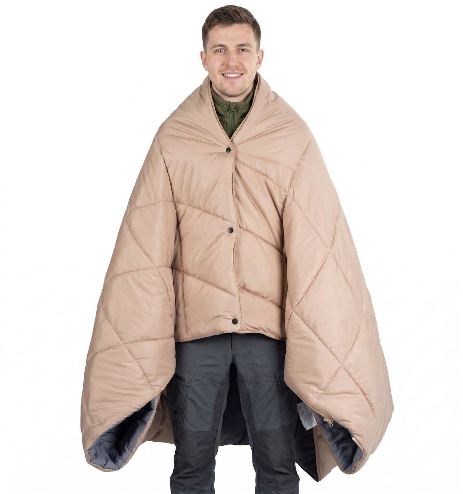 BK003 Outdoor Puffy Camping Blanket
