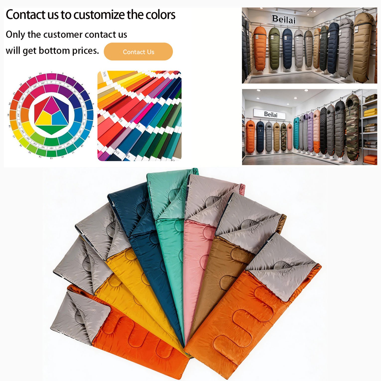 SB003 Cool Weather Sleeping Bag for Adults - Image 2