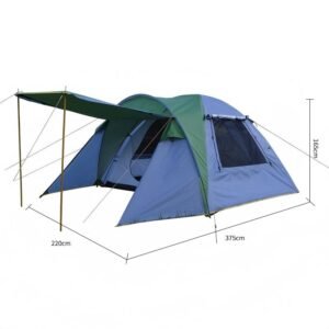 TTA013 1‑Room 1‑Hall Family Camping Tent