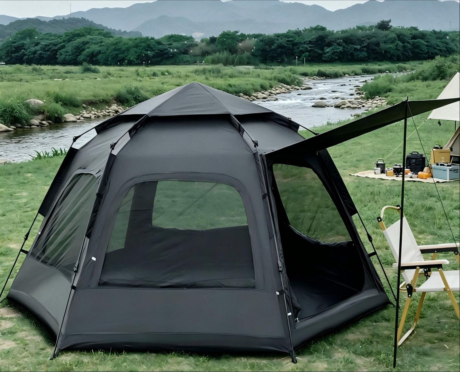 TTB010 Automatic Tent Hexagonal tent - Image 6