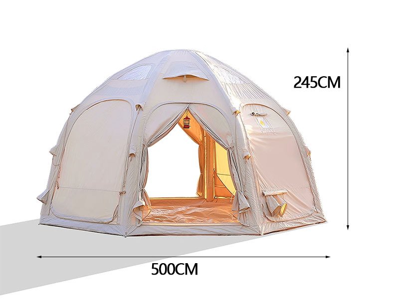 TTD005 Inflatable Air Beam Octopus Tent with Stove Jack - Image 3