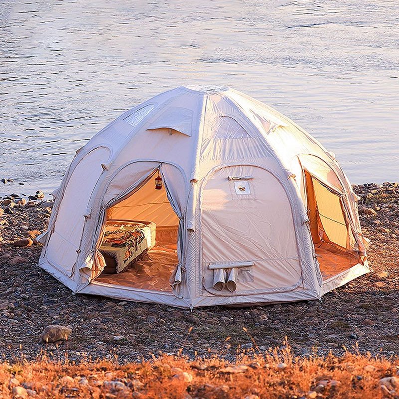 TTD005 Inflatable Air Beam Octopus Tent with Stove Jack - Image 6