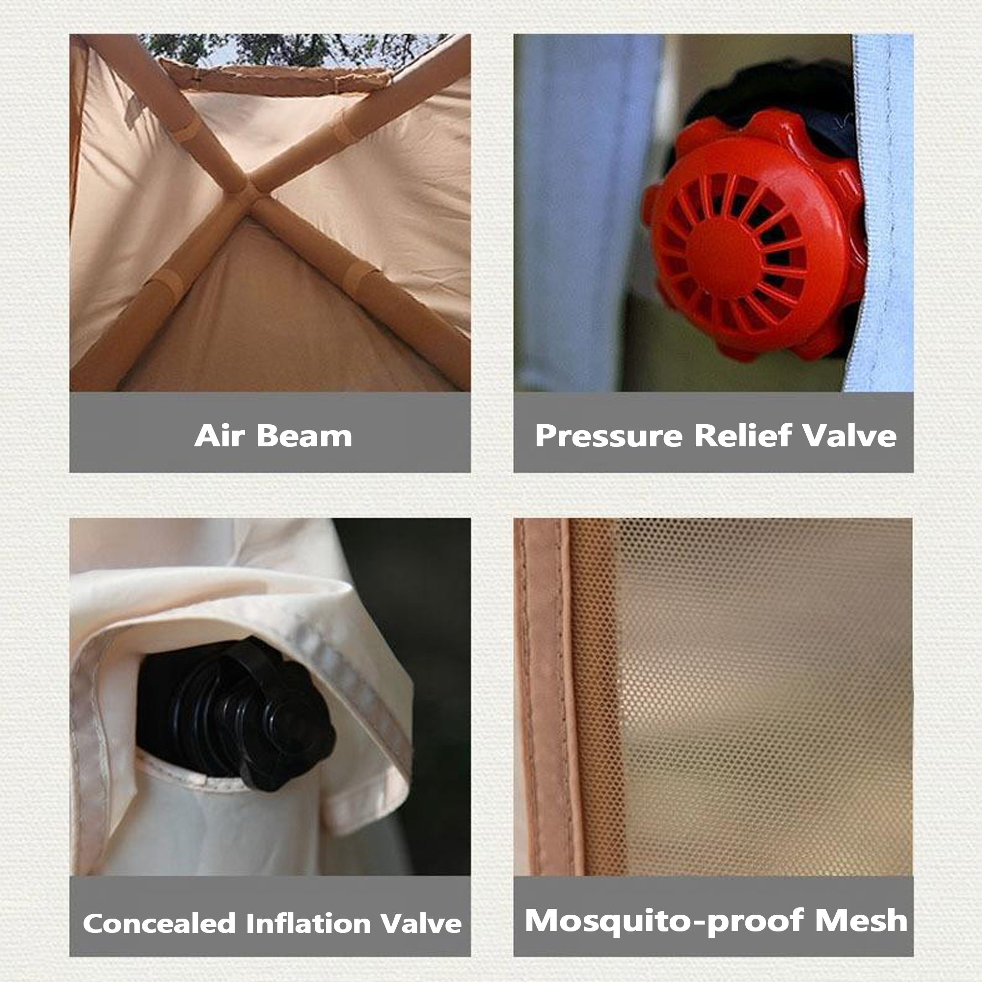 TTD004 Inflatable Air Beam Teepee Tent - Image 5
